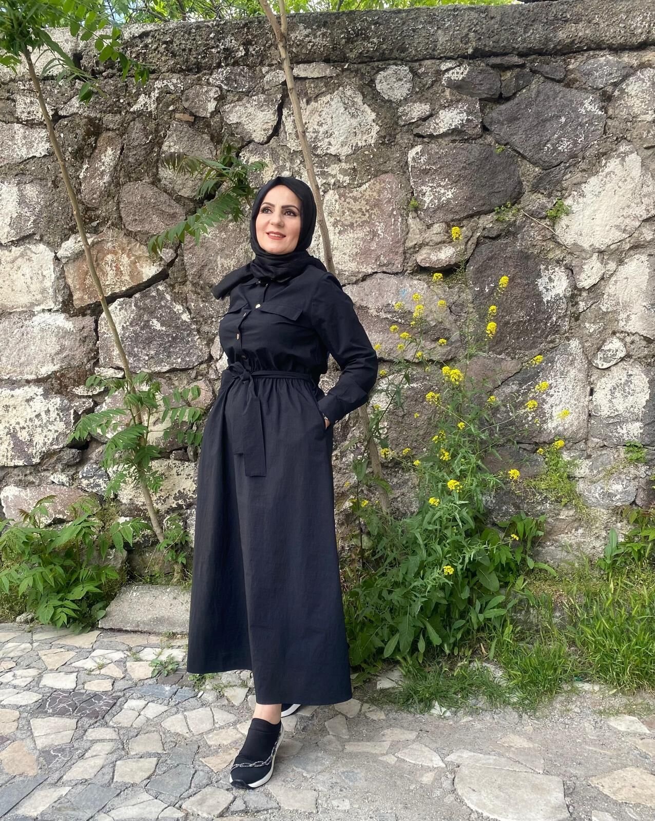 Visione nakışlı elbise