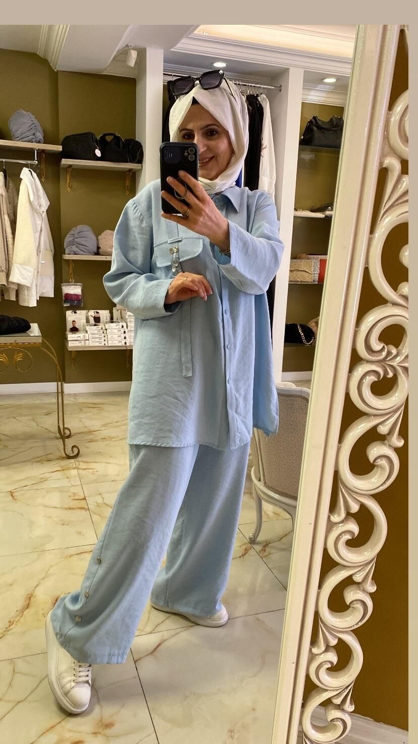 Takım bebe mavisi