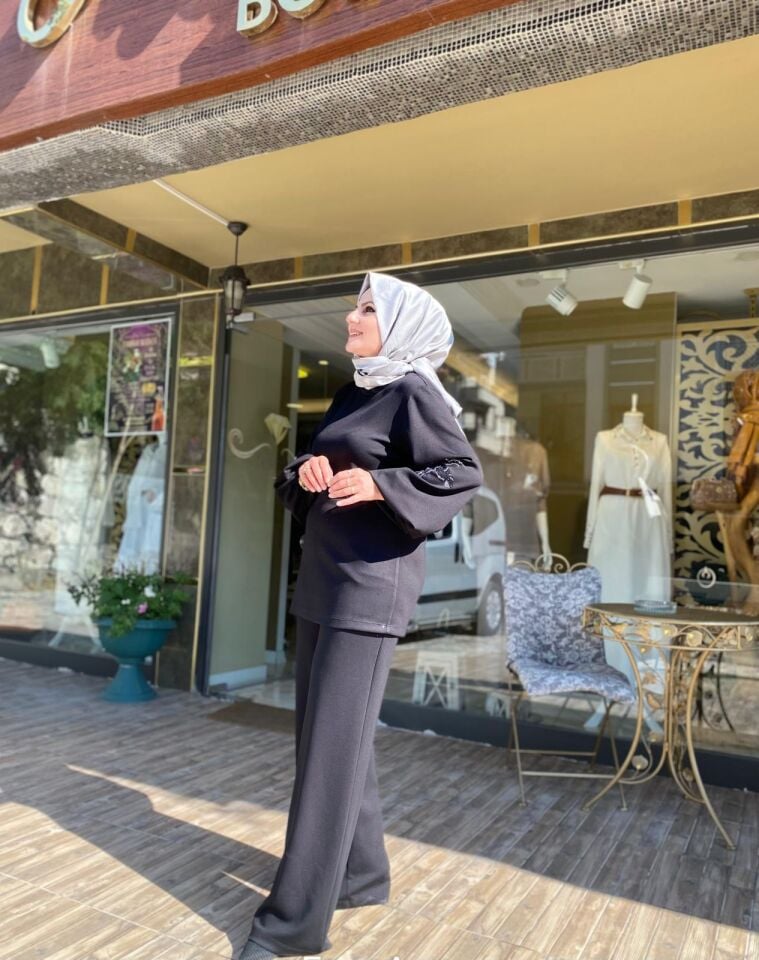 MİARUJ KUŞ TAŞLI TUNİK