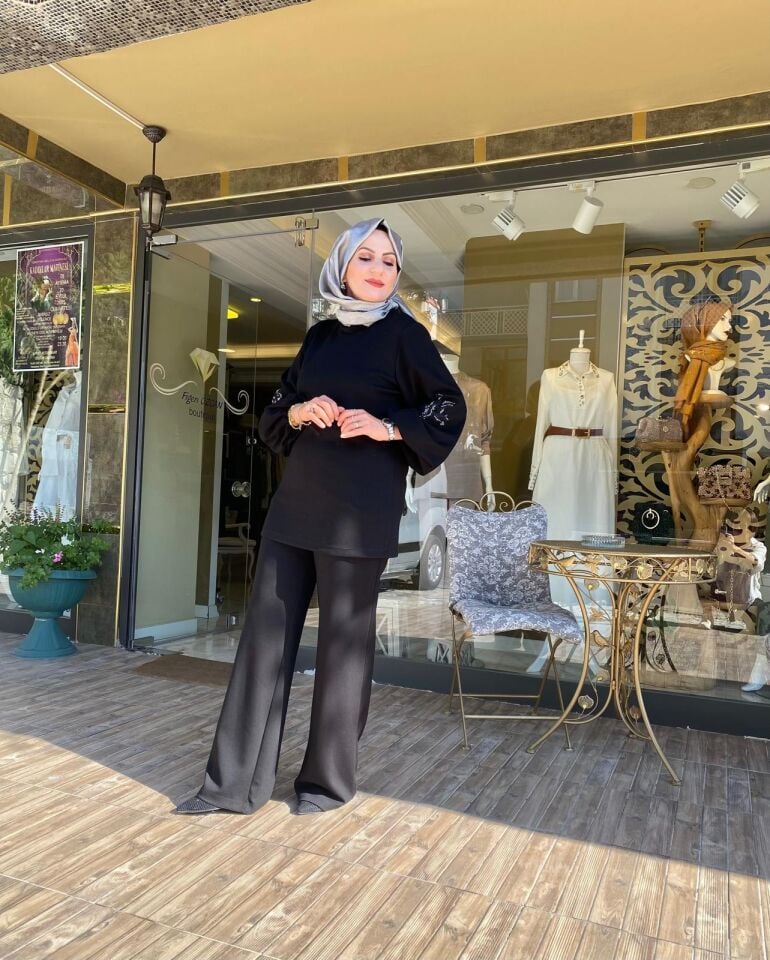 MİARUJ KUŞ TAŞLI TUNİK