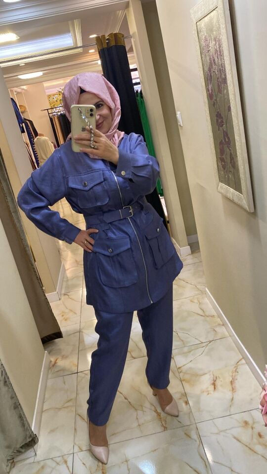 İndigo rengi takım