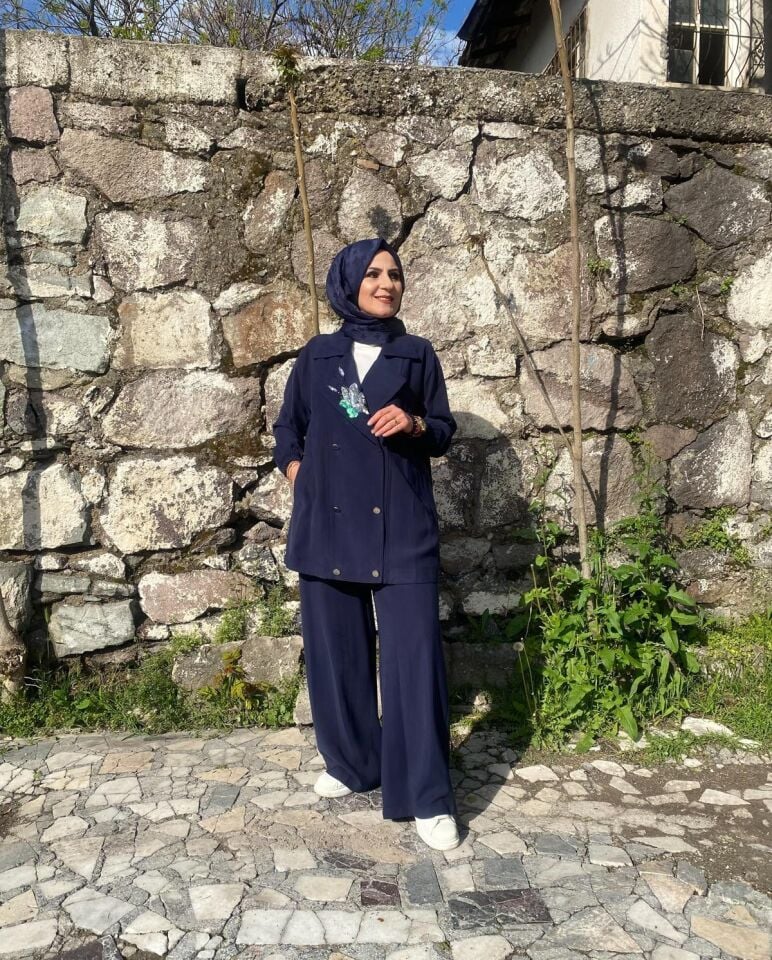 Ceketli takım lacivert