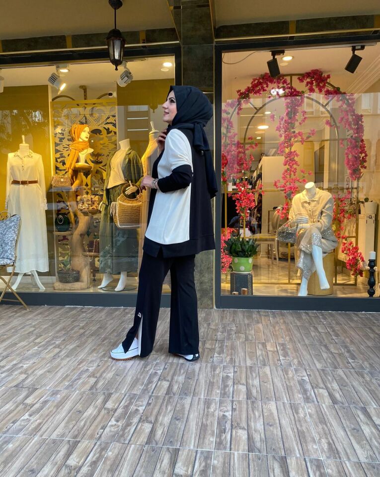 PAÇASI YIRTMAÇLI TRİKO PANTOLON