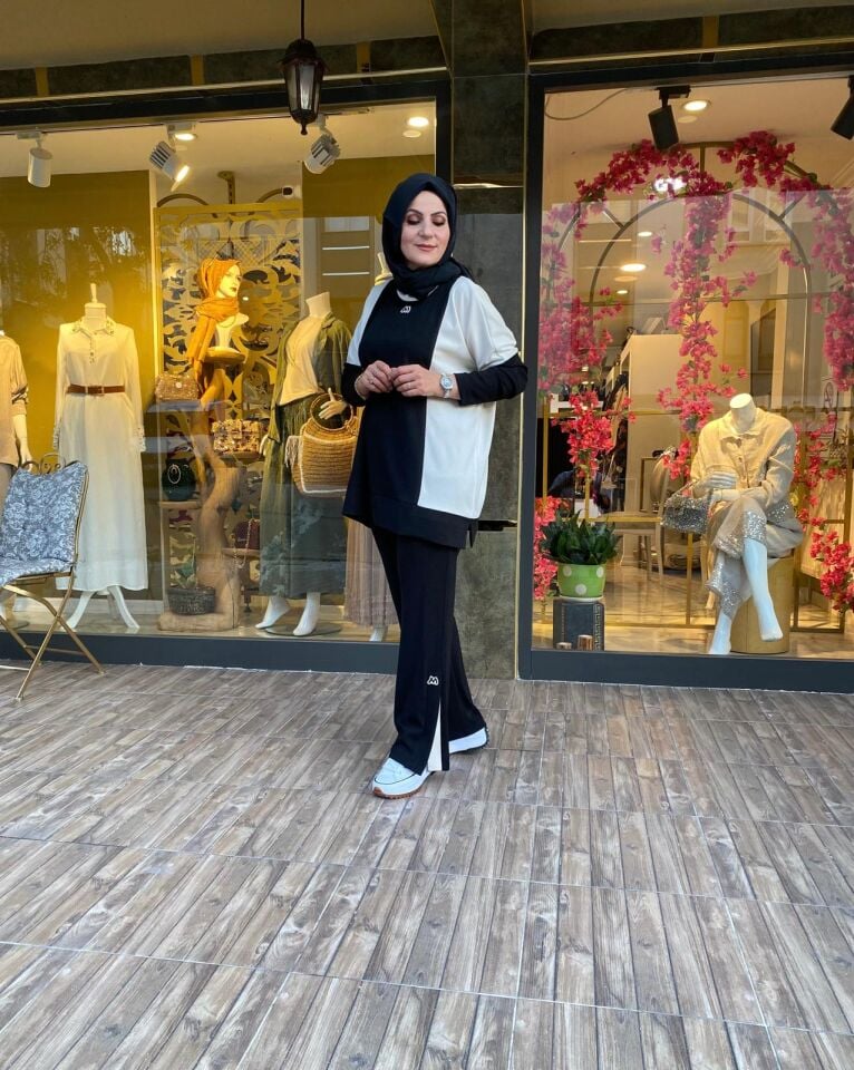 PAÇASI YIRTMAÇLI TRİKO PANTOLON