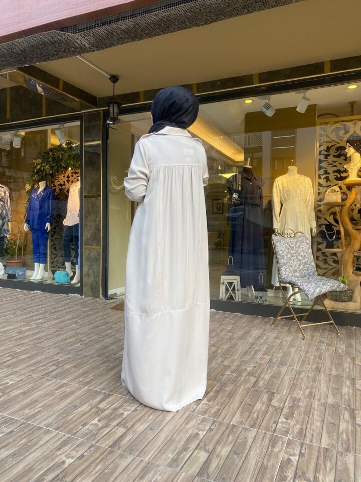 Taş rengi kap ferace