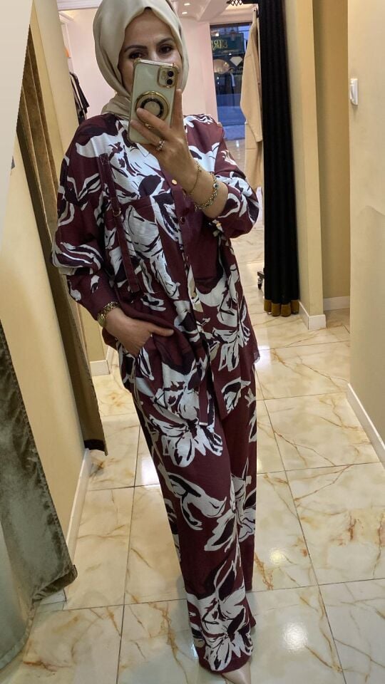 CEREMONY BEGONVİL PANTOLONLU TAKIM