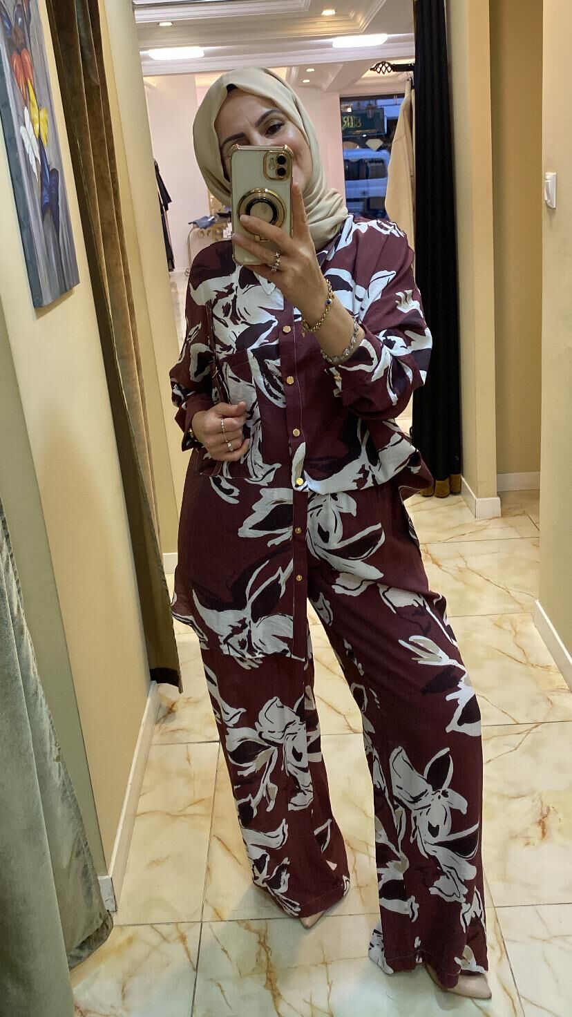 CEREMONY BEGONVİL PANTOLONLU TAKIM