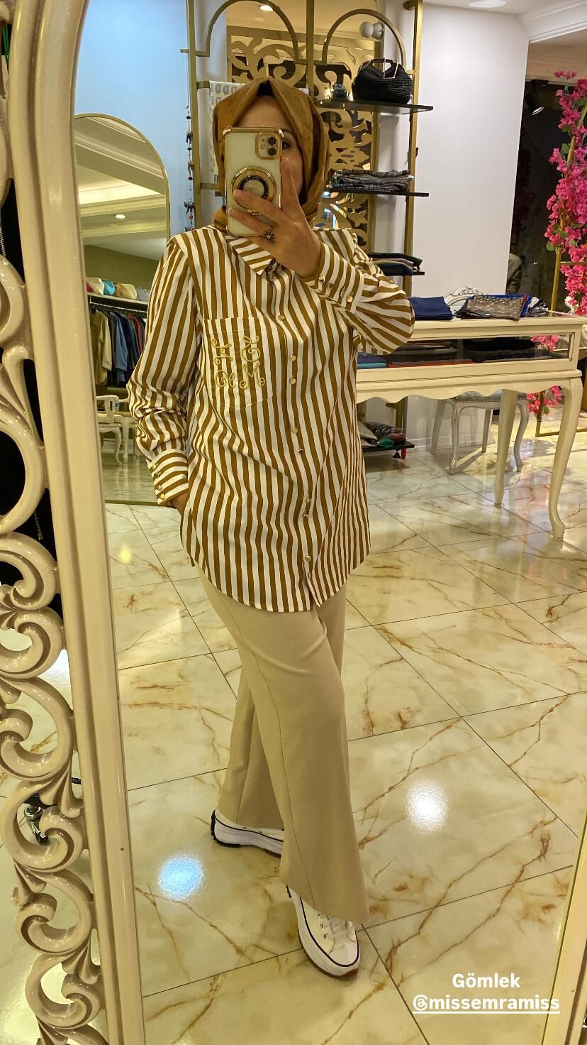 TABA ÇİZGİLİ GÖMLEK