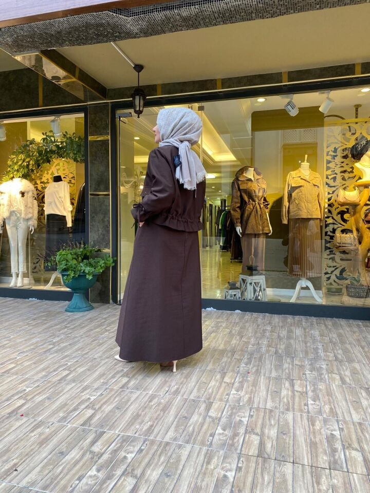 KISA CEKETLİ ETEKLİ TAKIM