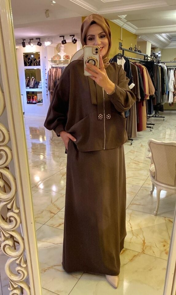 KISA CEKETLİ ELBİSE