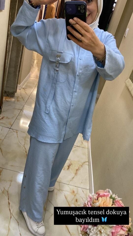 Takım bebe mavisi