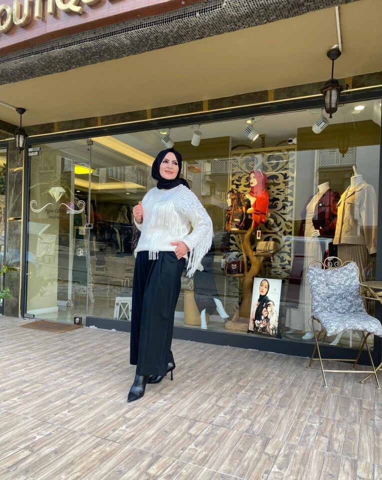 CELESTIA PAYETLİ TRİKO KAZAK