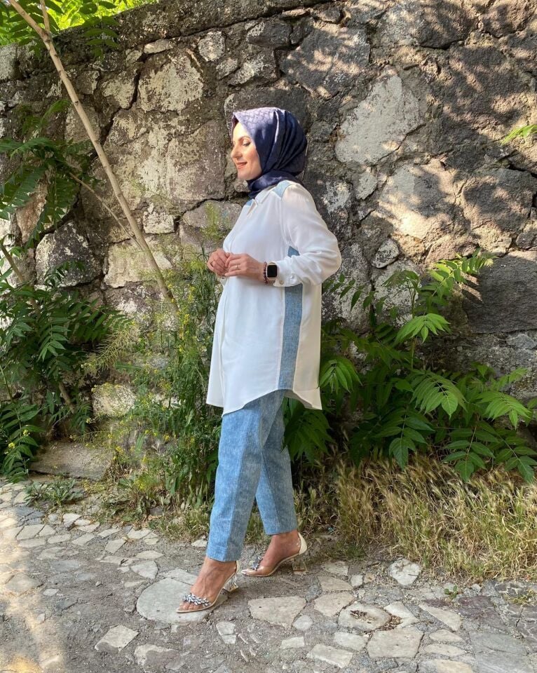 TENSEL TAŞLI PANTOLON TAKIM