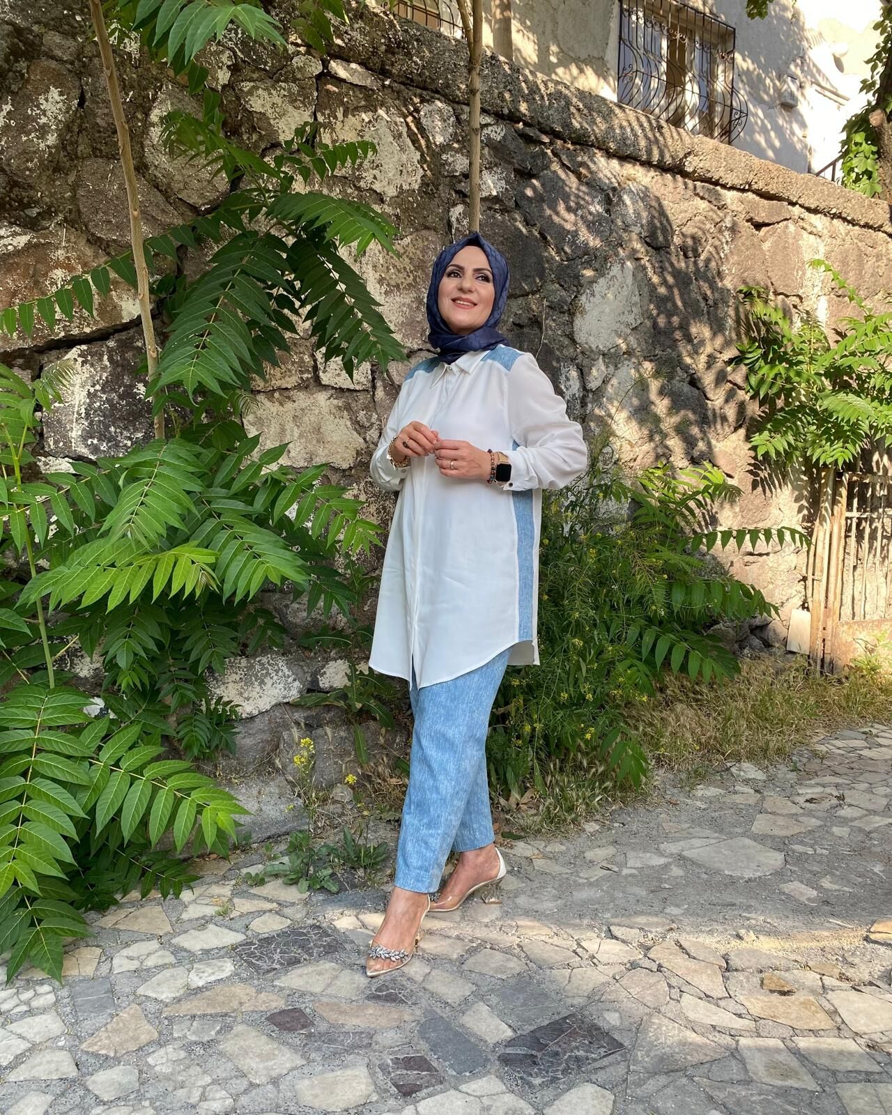 TENSEL TAŞLI PANTOLON TAKIM