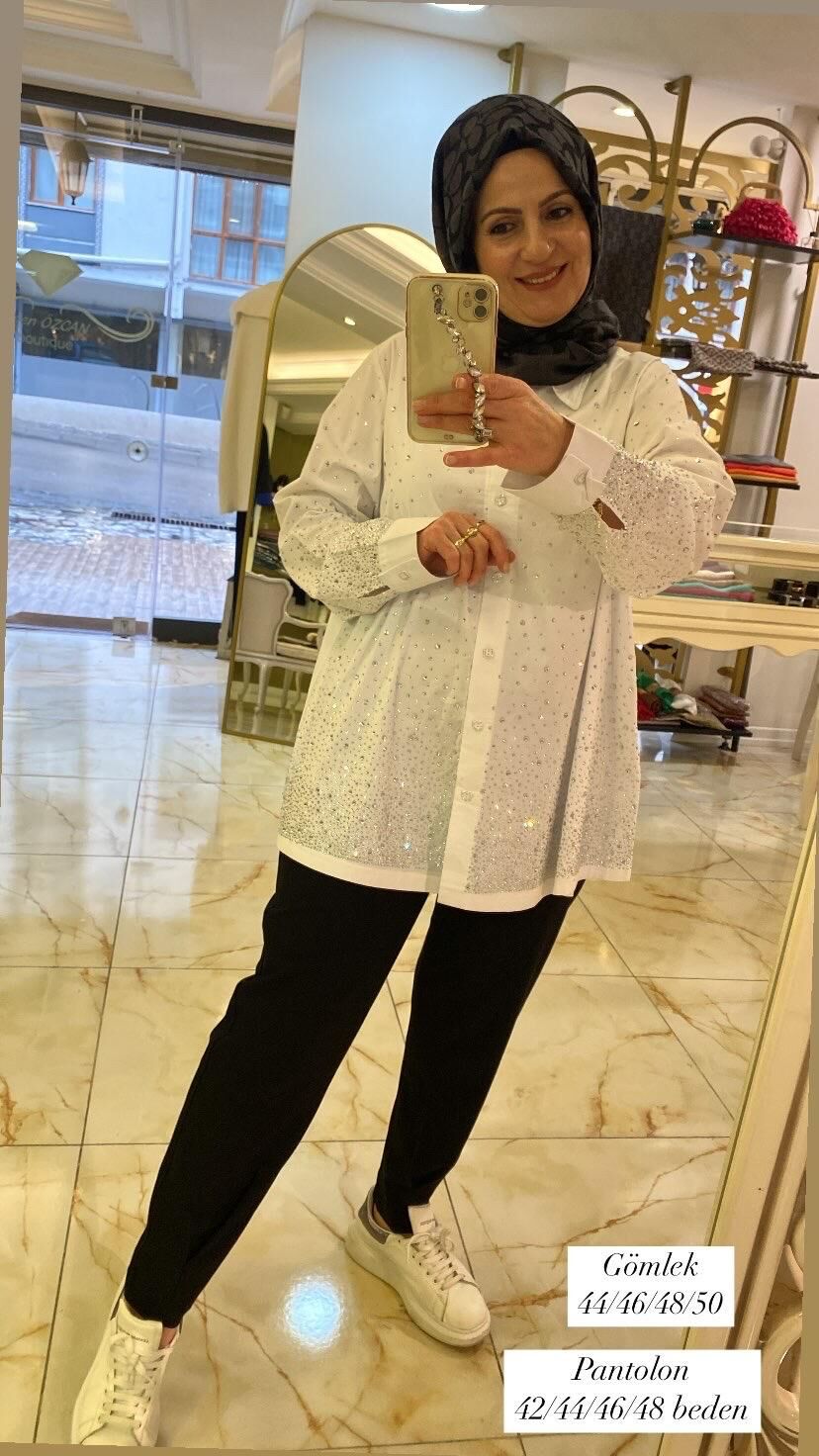 ÖNÜ TAŞLI GÖMLEK