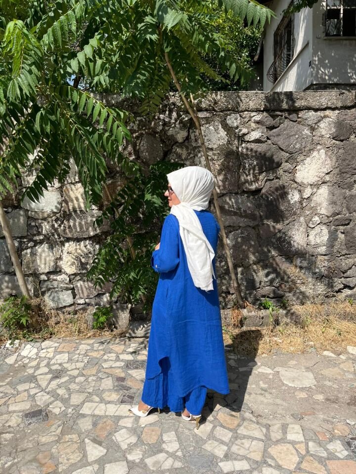 UZUN GÖMLEKLİ KETEN TAKIM