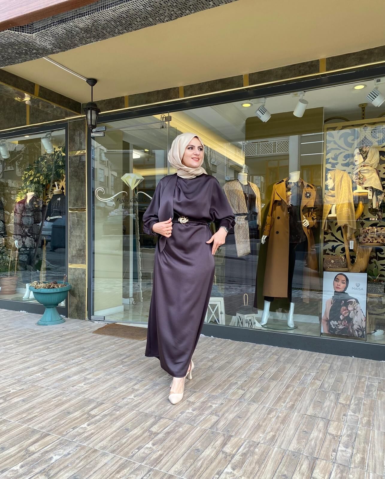 MİSSEMRAMİSS MIDNIGHT SILK ELBİSE