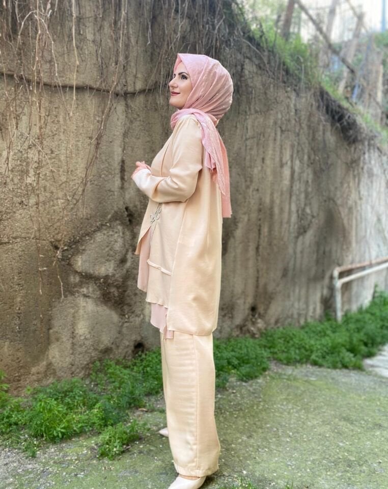 BOL PAÇA DETAYLI PANTOLONLU SAMAR TAKIM